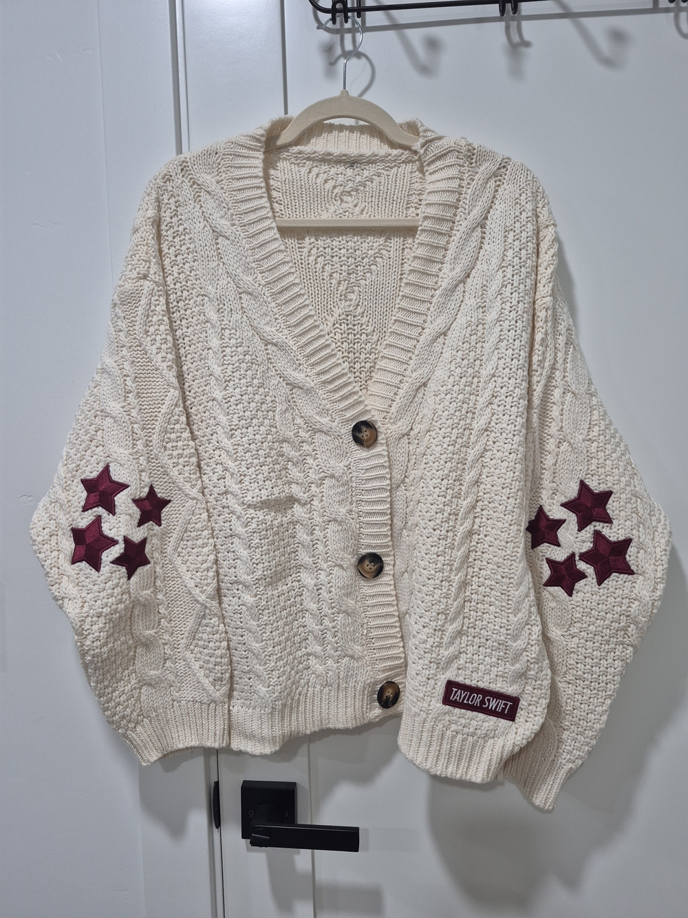 Taylor Swift Original 2021 Official Red Taylor's Version Cardigan Sweater XS/S